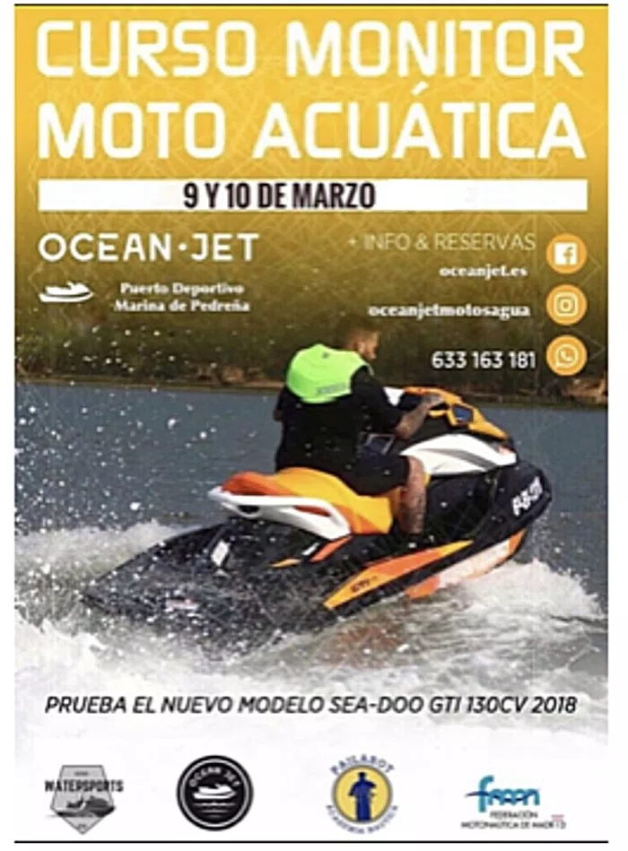 Curso Monitor Moto Acuática